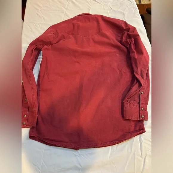 Vintage Classic Western Red Men's Shirt - Picture 5 of 8